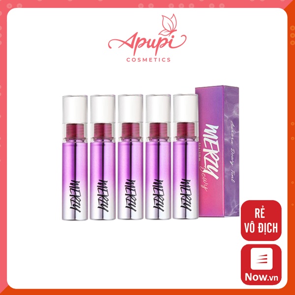 Son Tint Bóng lì mịn Merzy Aurora Dewy Tint