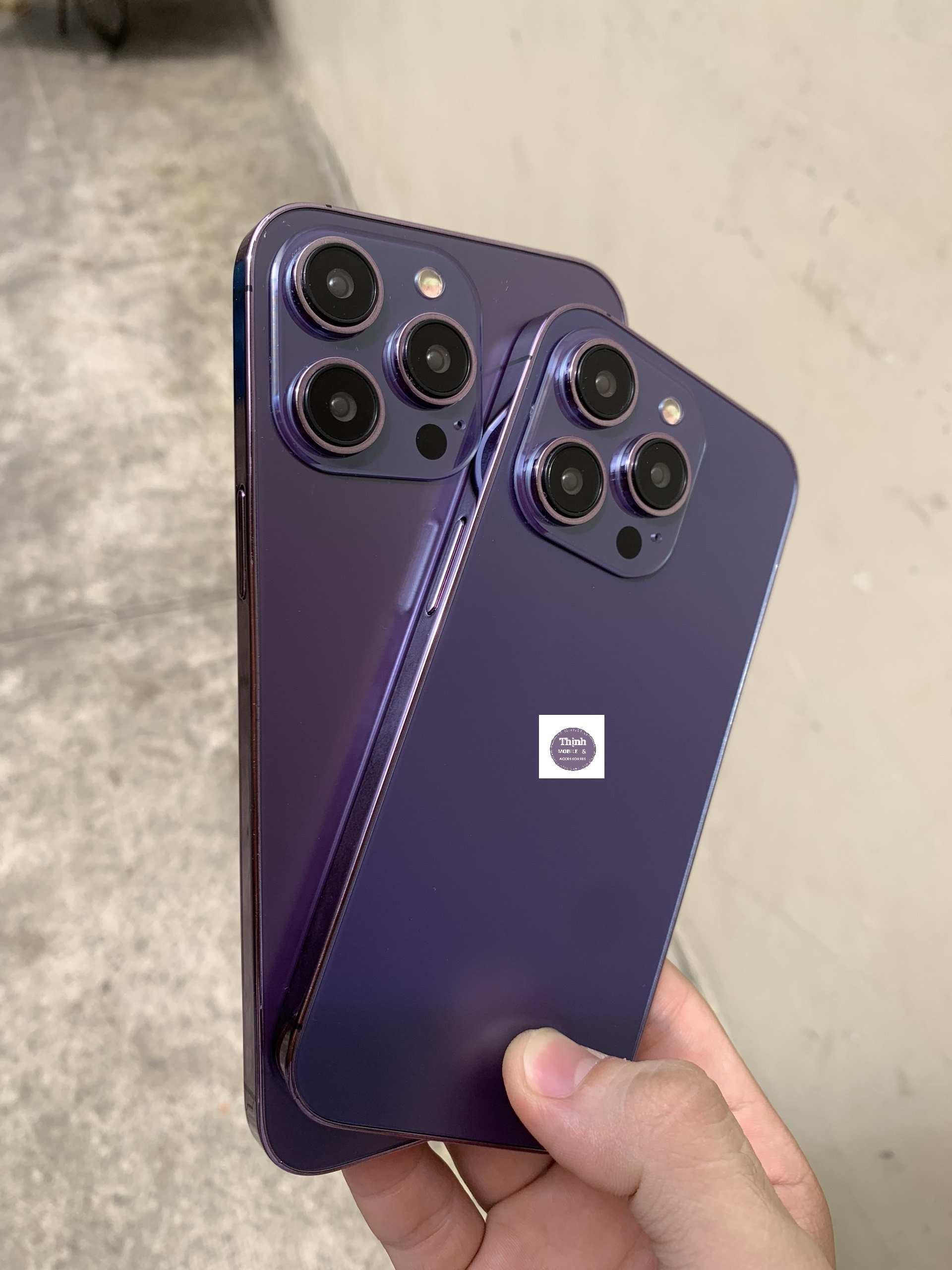 Mô hình 14pro/14promax màu tím. Mô hình trưng bày mẫu mới nhất