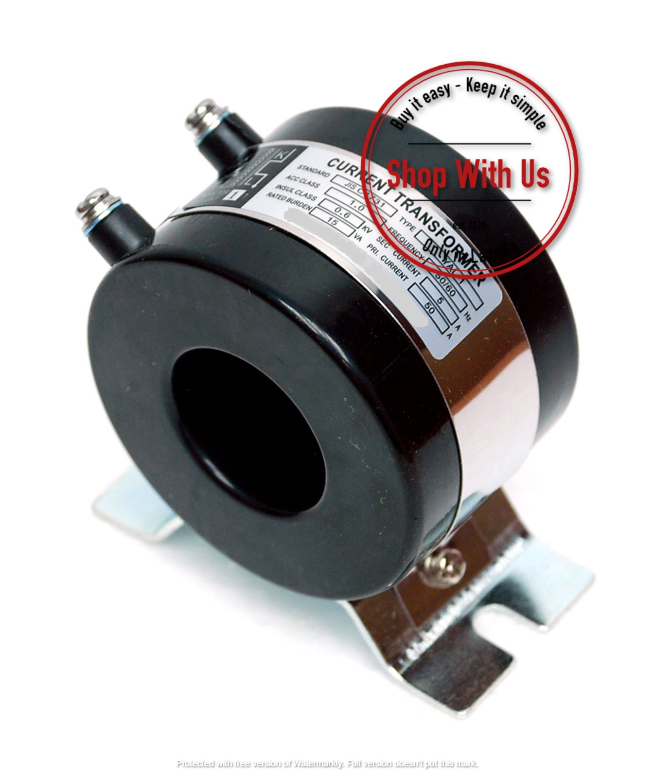 Cảm Biến Dòng Yasin 50/5A - TI 50/5A - CT 50/5A - Biến dòng hạ thế 50/5A