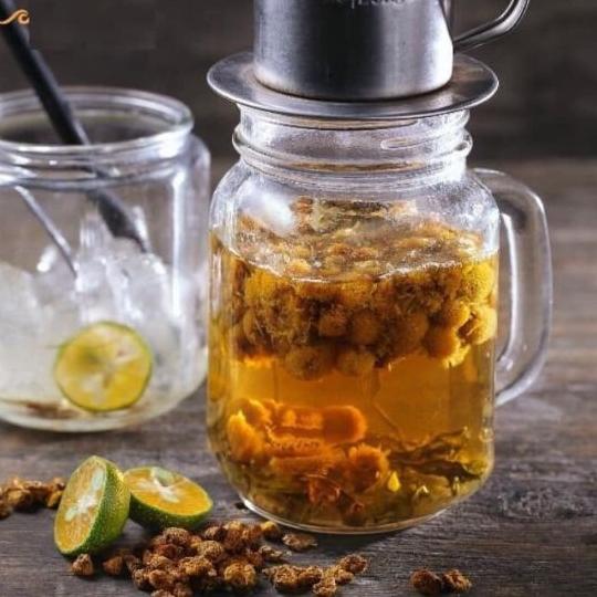Trà hoa cúc vàng - trắng 500gr