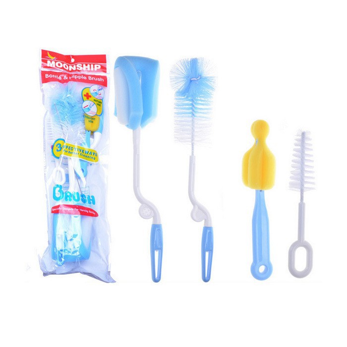 Bộ cọ rửa bình sữa 4 chi tiết