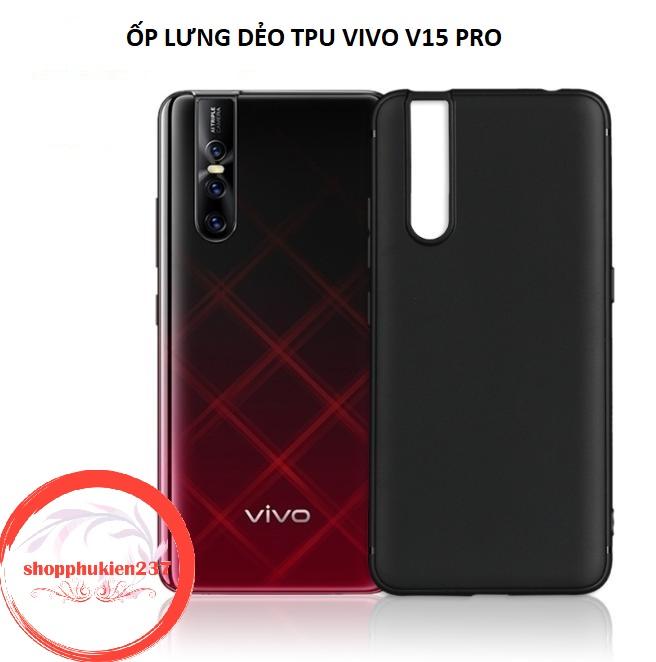 Ốp lưng vivo v15 pro ốp dẻo đen tpu cao cấp