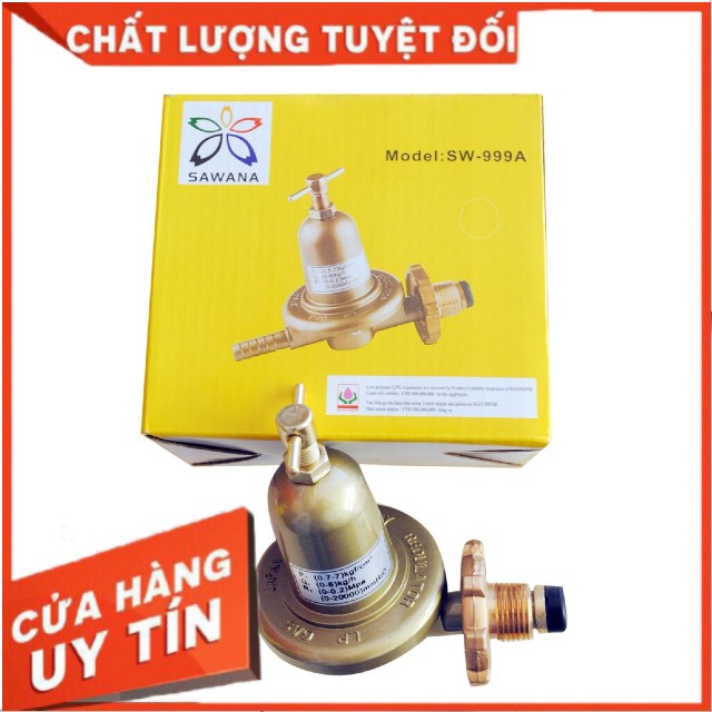 Bộ Van Điều Áp Bếp Gas Công Nghiệp SAWANA Cao Cấp