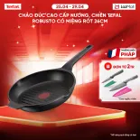 Chảo đúc cao cấp nướng chiên Tefal Robusto có miệng rót 26cm
