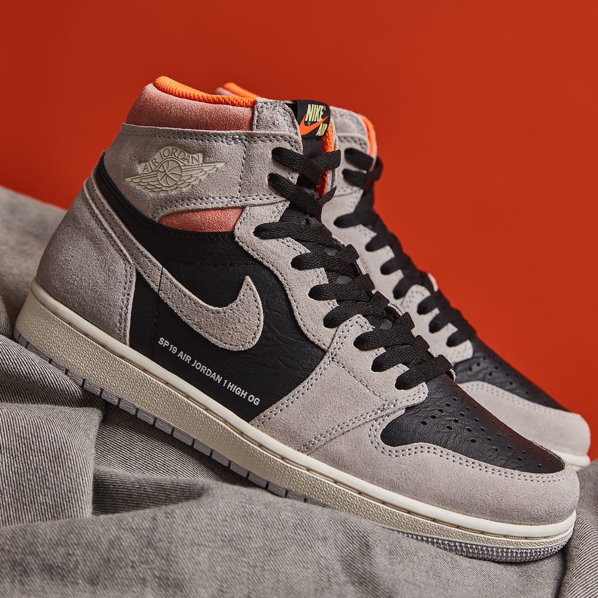 Giày Nam Nữ Sneaker J0rdan 1 Hyper Crimson ( Full box)