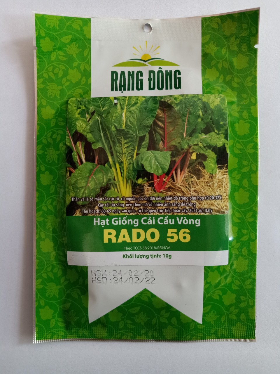 Hạt giống cải cầu vồng Rạng Đông