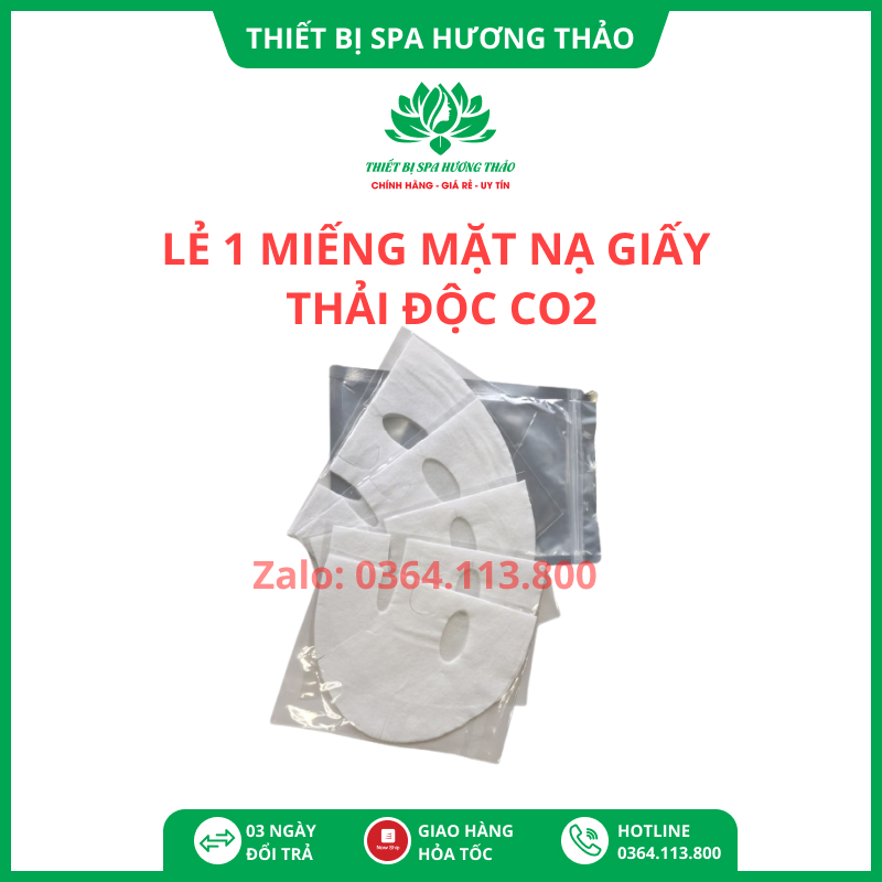 Miếng mặt nạ giấy thải độc CO2 DJ Carbon Therapy