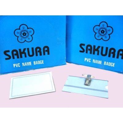 Hộp 50 thẻ cài ngực sakura - thẻ hội nghị.