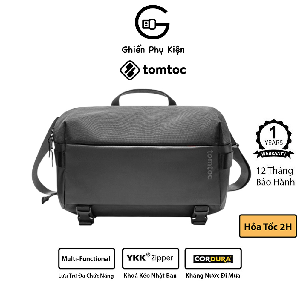 Túi đeo chéo tomtoc h02-c04d01 urban codura sling bag travel dành cho macbook 13/14inch
