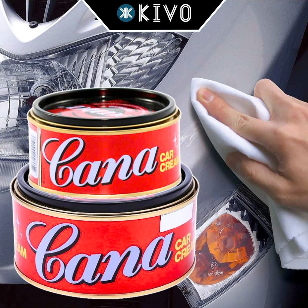 Xi Đánh Bóng Cana Car Cream Thái Lan 100G-220G/ Cana Đánh Bóng Vỏ Xe, Kim Loại , Đồ Gỗ , Mặt Đá , Xoá Vết Xước Sơn Xe Máy/Ô Tô - Kivo