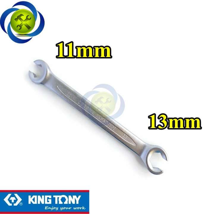 Cờ lê mở ống dầu 11mm -13mm kingtony 19301113 loại hai đầu