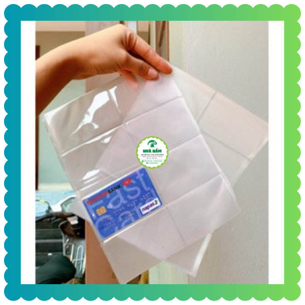 Set 50 Túi Đựng Thẻ Căn Cước Công Dân, Túi Bọc, Bao Đựng, Vỏ Bọc Thẻ Đa Năng Tiện Dụng