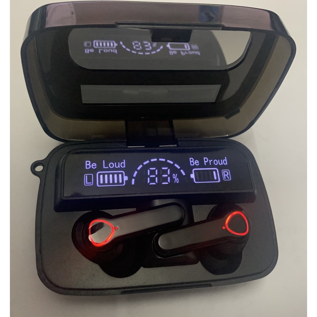 Tai nghe M19 không dây Tai nghe Bluetooth chống nước, cảm biến vân tay