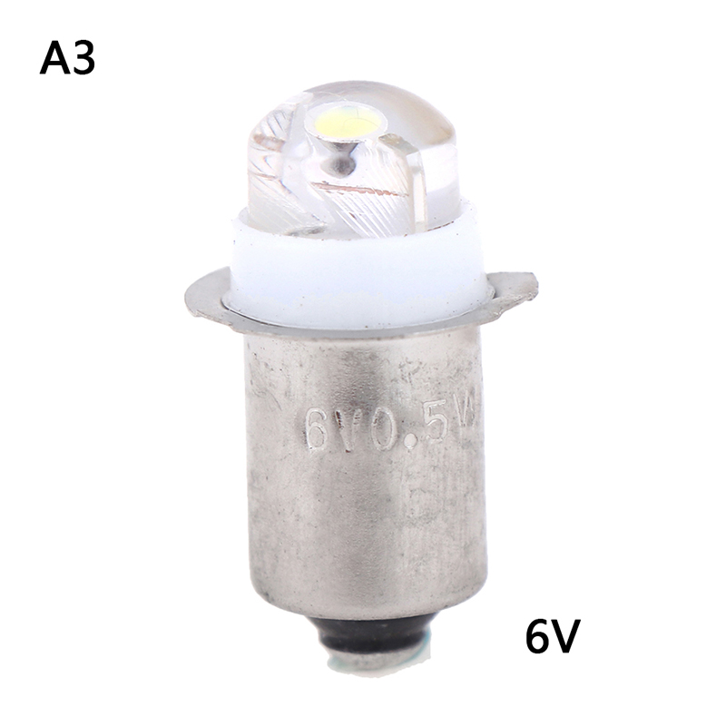 Aleaty💝 đèn làm việc p13.5s 0.5w 3v 4.5v 6v đèn pin đèn pin bóng đèn led thay thế
