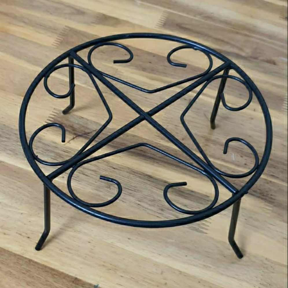 kệ để chậu hoa, bể cá bằng sắt mỹ thuật - đk 21cm