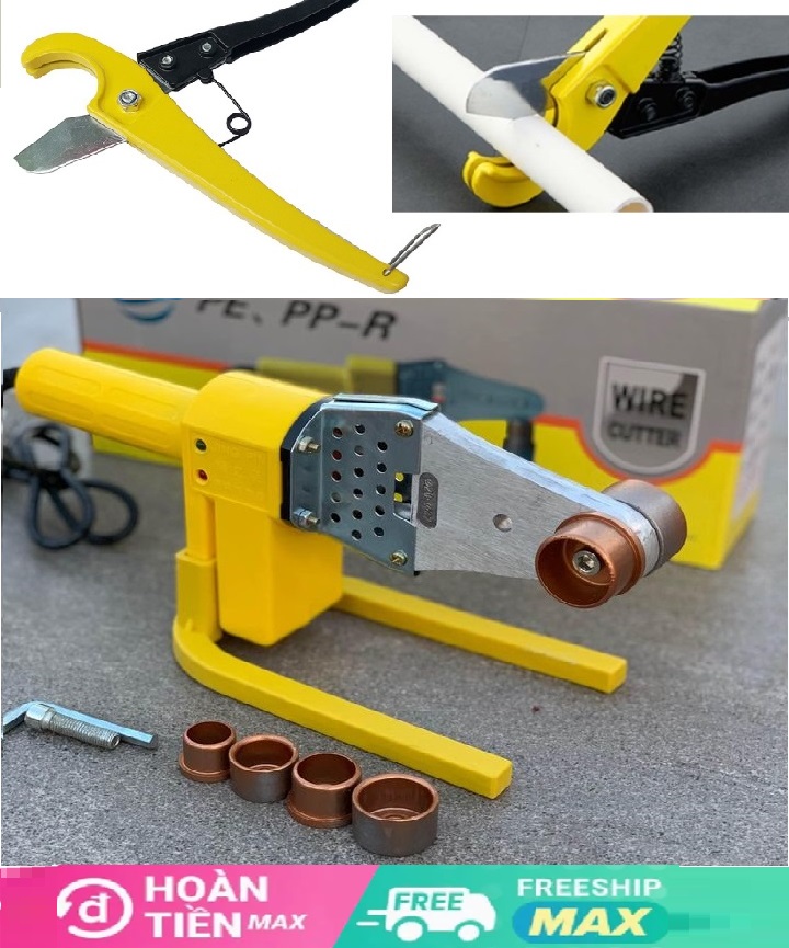 Combo máy hàn ống nhiệt từ 20mm - 32mm + kéo cắt ống nước cao cấp