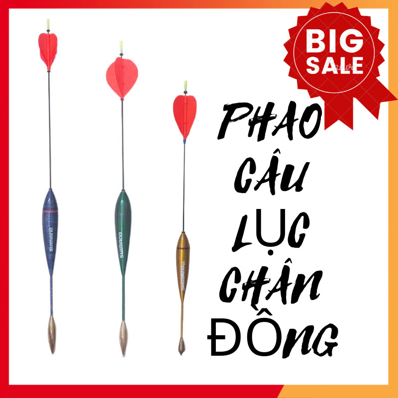 Phao câu lục xa bờ ngọn cắm rút dễ dàng chân đồng độ chì - hm mall 2k