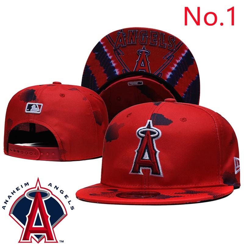 Top-quality 10 MLB Los Angeles Angels Team Hat Adjustable Baseball Cap Flat Brim Hip Hop Korean Version Sun