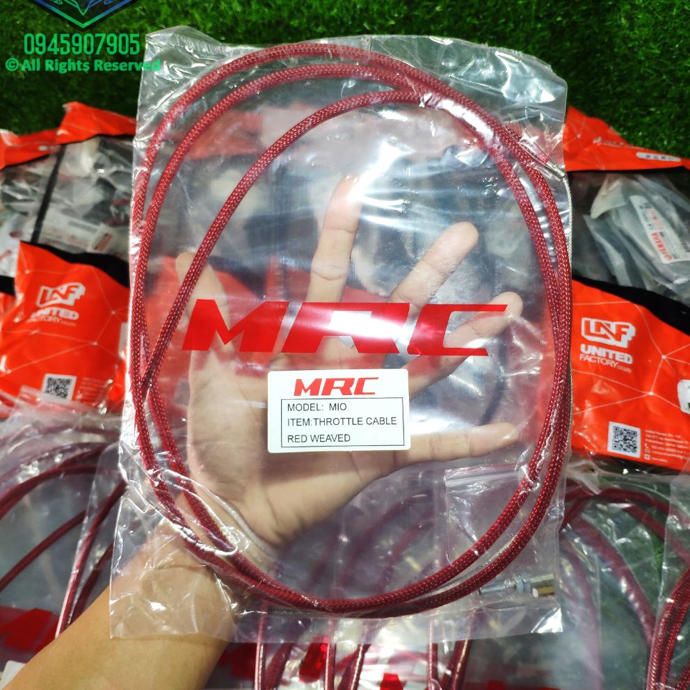 Dây Ga Thái MRC Sợi Cước Dệt Màu Đỏ Loại Xịn Không Bay Màu.NB Racing Shop