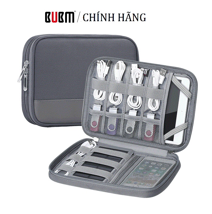 Túi đựng máy tính bảng Ipad mini điện thoại ổ cứng di động và cáp sạc hãng