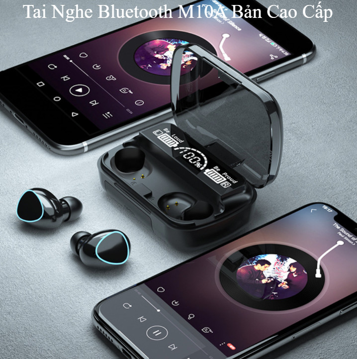 [TAI NGHEBM-10 ]TAI NGHEBluetooth Không Dây Tai Nghe 5.1 Màn Hình LED IPX7 Tai Nghe Nhét Tai Không Thấm Nước 9D Điều Khiển Bằng Cảm Ứng Tai Nghe Thể Thao Hai Tai Tai Nghe Cho Tất Cả Các Loại Tai Nghe