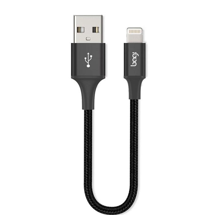Cáp dù sạc nhanh Lightning Bagi dài 20cm IS20 tiện lợi với pin dự phòng