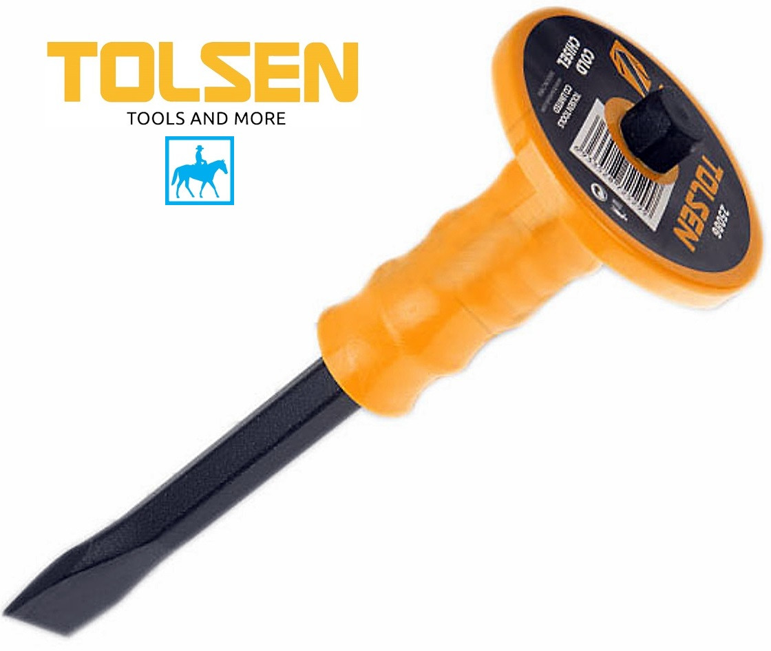 Mũi đục sắt mũi dẹp đục tường bê tông 250mm cold chisel tolsen 25086