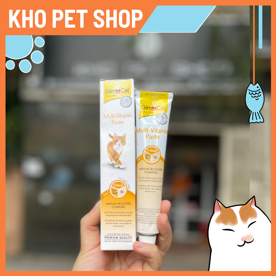 GimCat Multi-Vitamin Paste Bổ sung vitamin cho mèo