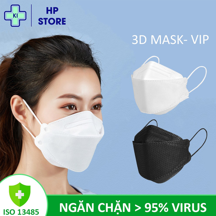 Khẩu Trang 3D MASK - Khẩu trang Y tế 4D KF94 Thời trang , Kháng Khuẩn chống dịch bệnh