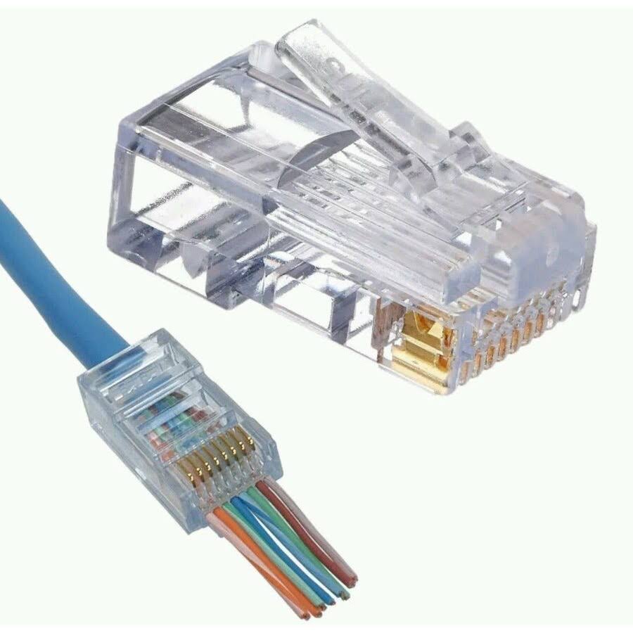 Hộp 100 hạt mạng xuyên thấu Rj45 Mpase