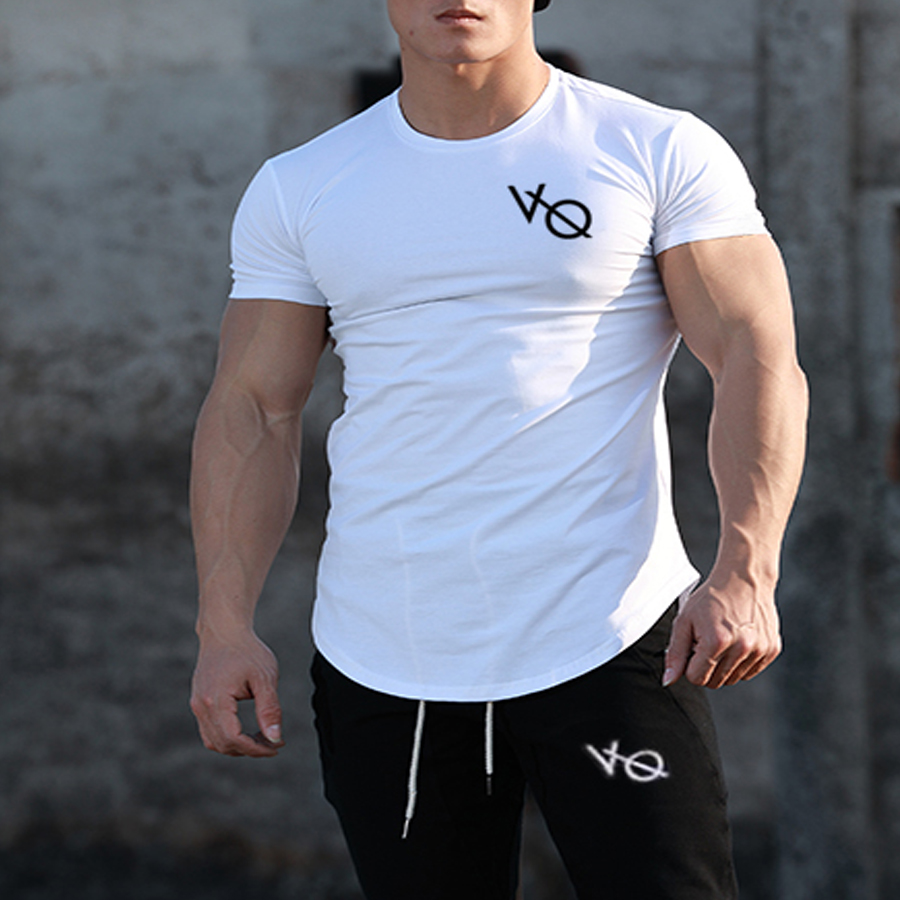 Áo thun VanQuish áo VQ thể thao ôm body thoáng mát thấm mồ hôi co giãn 4 chiều tập gym đi dạo thoải mài không nhăn xù