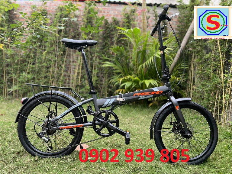[LIÊN HỆ KHUYẾN MÃI SÂU] Xe Đạp Gấp FASCINO FD-20 Bánh 20 Inch Đề Shimano Revoshift