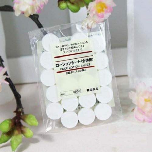 Mặt nạ giấy nén Muji Lotion Mask - Mặt nạ nén Muji
