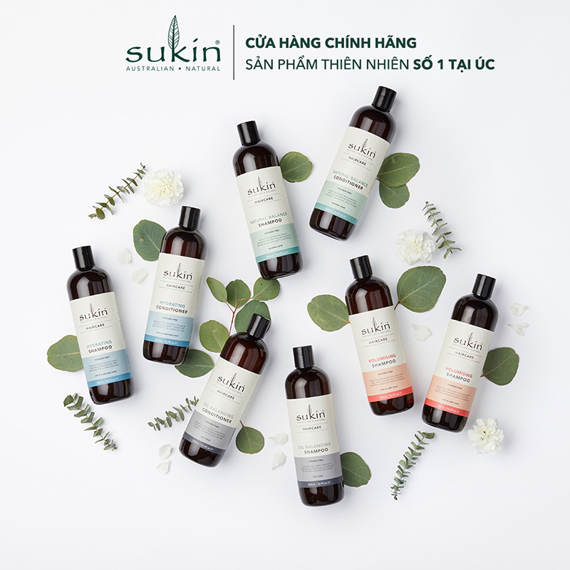 Dầu xả làm phồng tóc sukin haircare volumising conditioner 500ml su59ttgt89 sukinvn - sukin beauty