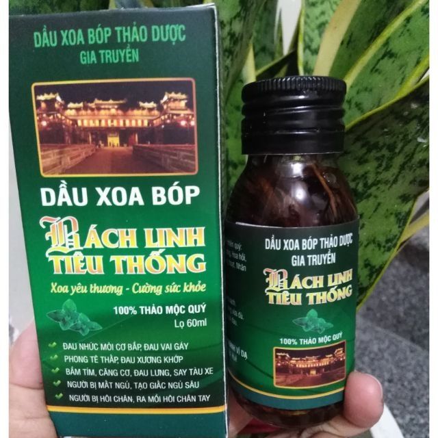 Dầu xoa bóp thảo dược gia truyền - bách linh tiêu thống