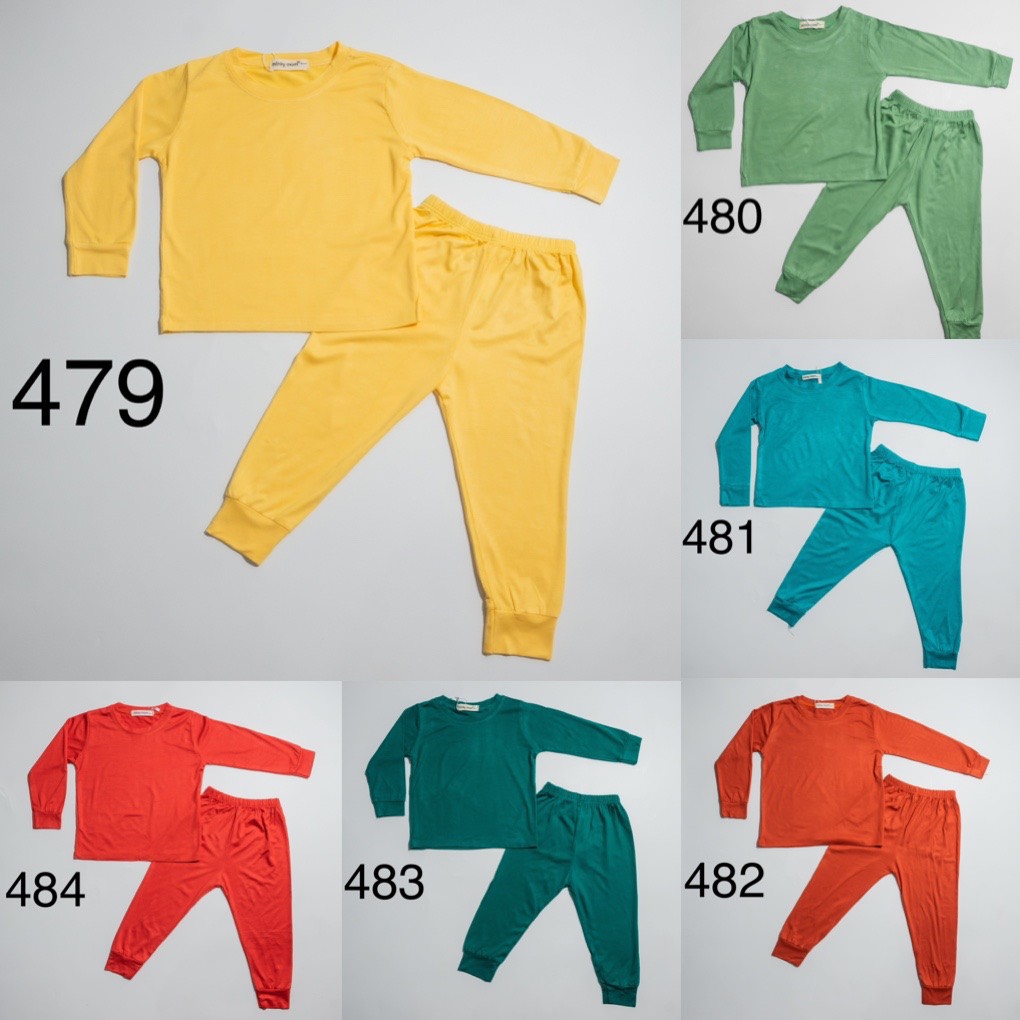 Bộ thun lạnh dài tay Minky Mom cho bé trai và bé gái từ 8-32KG.
