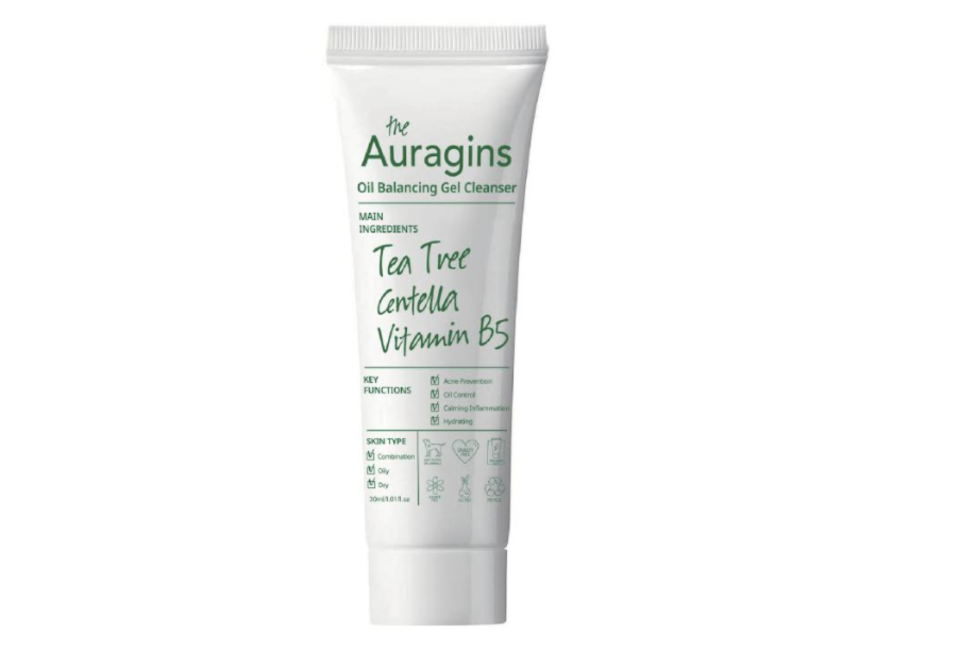 Sữa Rửa Mặt Dành Cho Da Dầu Mụn The Auragins Oil Balancing Gel Cleanser