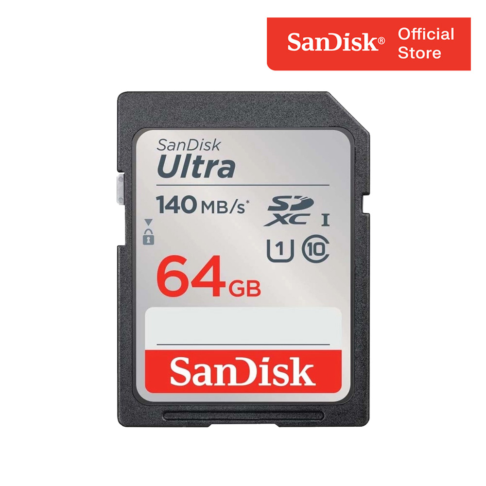 Thẻ nhớ sdxc sandisk ultra 64gb 140mb/s sdsdunb-064g-gn6in
