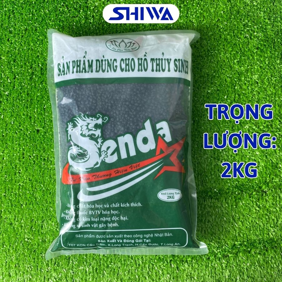 Phân nền thuỷ sinh senda / đất nền thuỷ sinh gói 2kg công nghệ nhật bản - chất lượng cao - shiwa