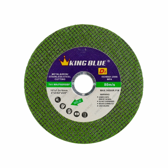 Đá cắt sắt, inox king blue d1-107x1.2 - đá cắt sắt, inox king blue d1-125x1.6