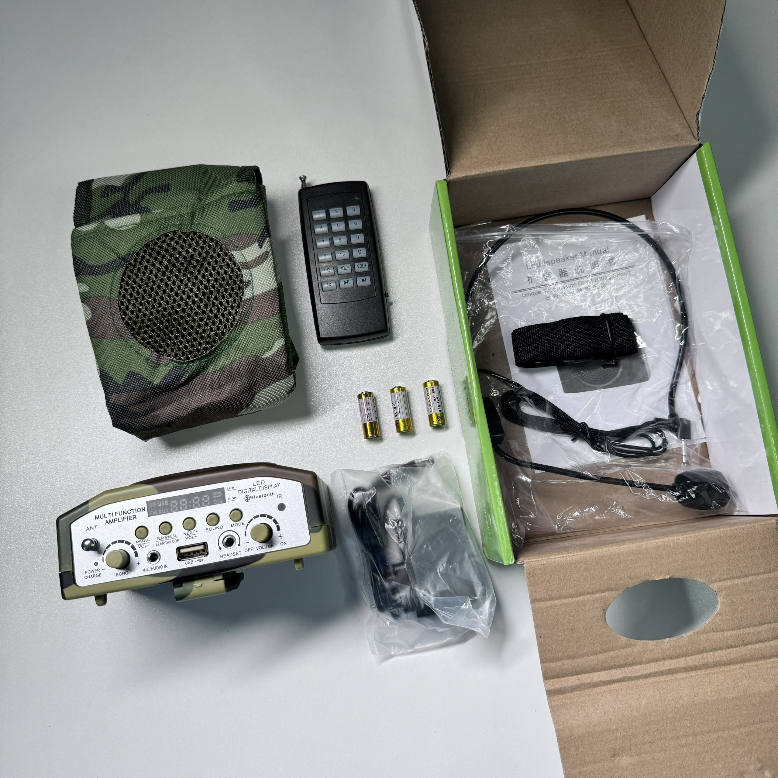 Loa bẫy chim WS898 Bluetooth điều khiển từ xa + 1 thẻ nhớ có đầy đủ các tiếng chim 2024