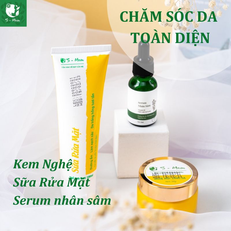 Combo chăm sóc da toàn diện smom – dành cho mẹ bầu và sau sinh