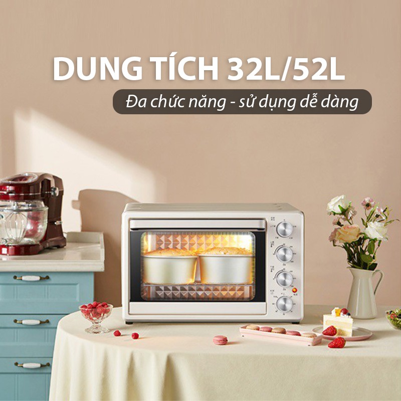 Lò nướng ukoeo 32l d1, lò nướng ukoeo 32l hbd5002 , lò nướng bánh, nướng thịt, chiên không dầu. bh 12 tháng