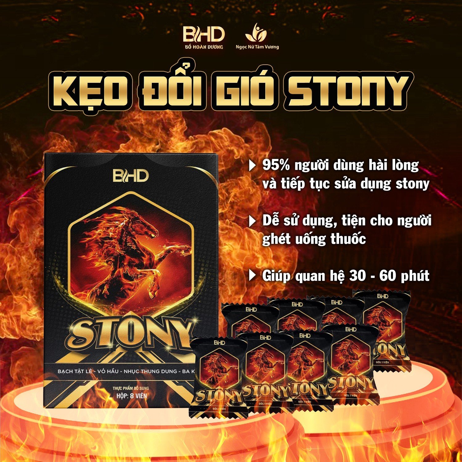 [LOẠI 3 VIÊN] KẸO ĐỔI GIÓ - rạo rực lửa yêu, 1 người ngậm 2 người vui