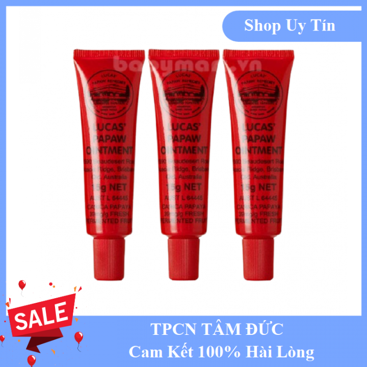 Kem Đu Đủ Đa Năng Bôi Ngoài Da Lucas Papaw Ointment, Úc 25g Giúp Mờ Sẹo, Chàm, Nẻ Cho Mọi Lứa Tuổi