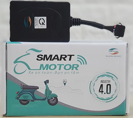 Khóa chống trộm và định vị xe máy Smartmotor Viettel W1 (Kèm SIM 12 tháng).Tắt máy từ xa  Số 1 Việt Nam