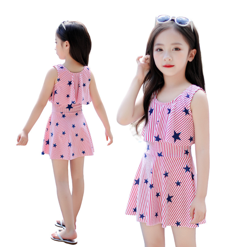 Bộ đồ bơi bé gái- sét đồ bơi bé gái phong cách Hàn Quốc BG03
