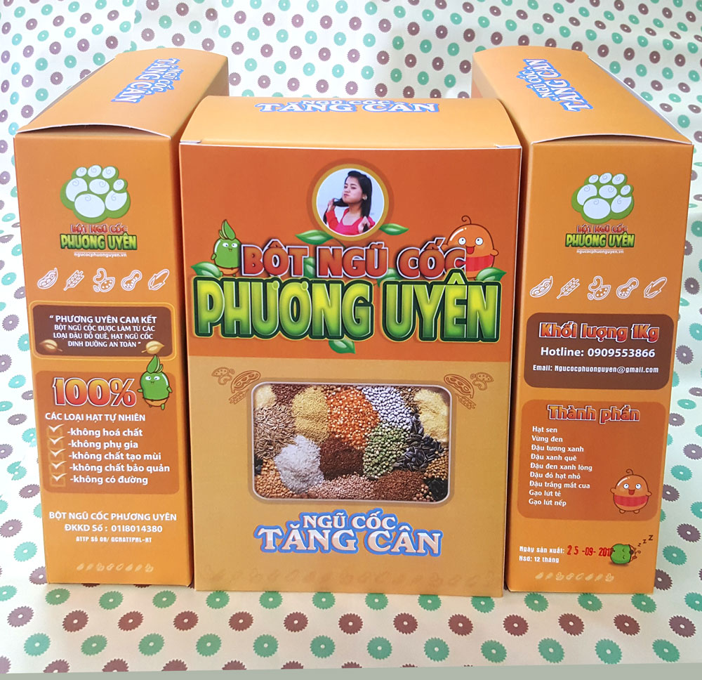 Ngũ cốc, Ngũ cốc dinh dưỡng, bột ngũ cốc tăng cân Phương Uyên 1kg