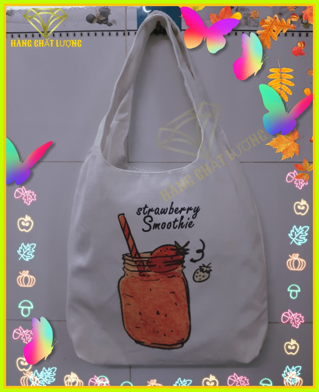 [HÀNG CHẤT LƯỢNG] Túi tote, túi đeo vai LY DÂU (VẢI CANVAS MỀM - QUAI LIỀN) phong cách Hàn Quốc đi chơi , đi học , đi làm , đều rất ok - 2020