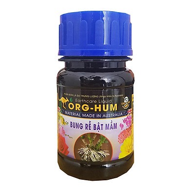 Phân bón org - hum bổ sung humic acid và fulvic acid chai 100ml